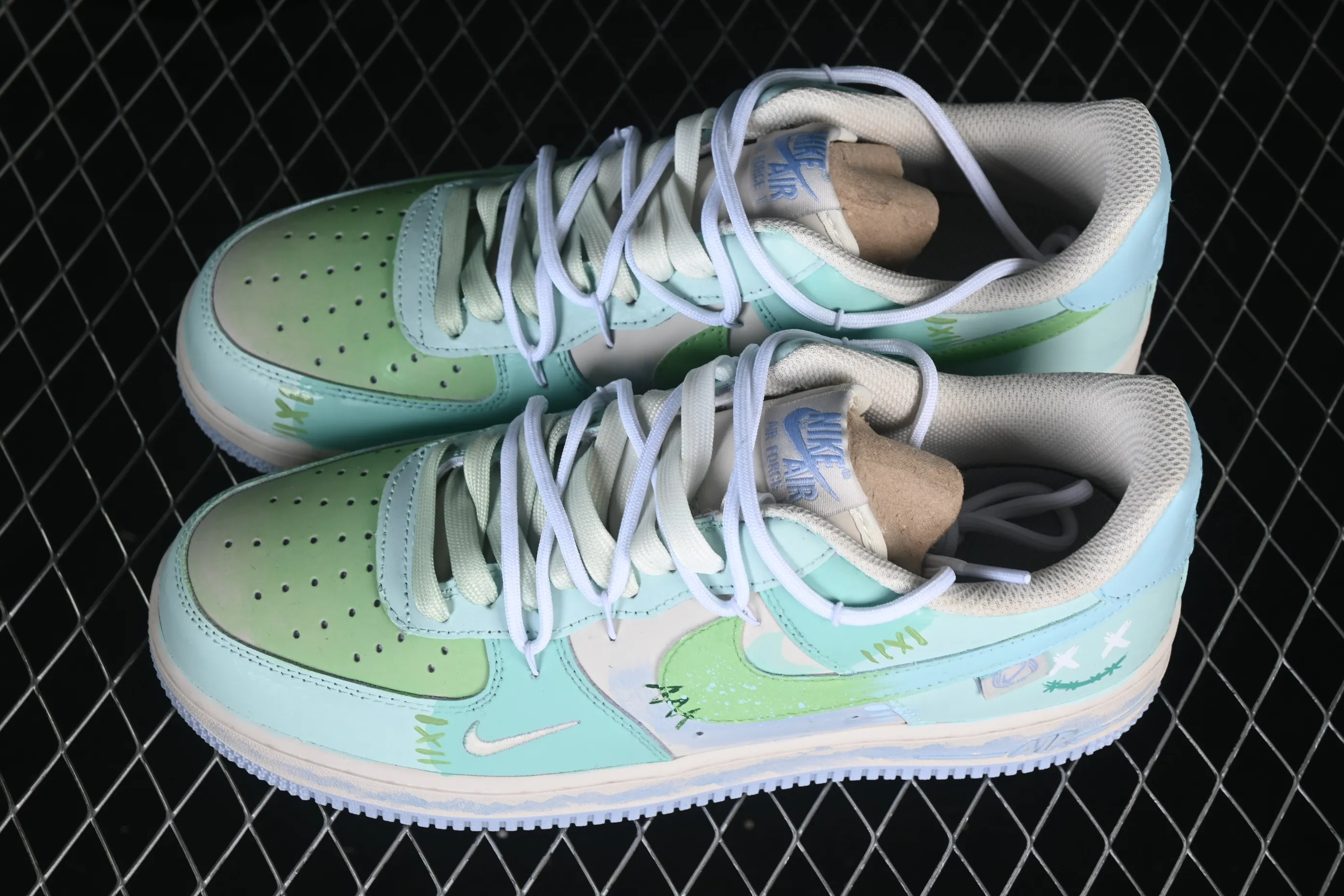 All categories Nk Air Force 1 Air Force series Nk Air Force 1 Low Air Force low-top Nike Air Force 1'07 Low Hand-painted graffiti Mint comics Air Force 1 low-top casual sneakers DB3301-919